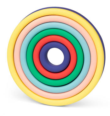 Cercles colorés en silicone