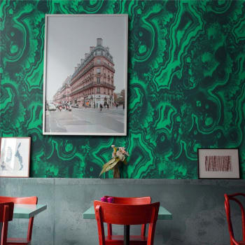 Carta da Parati Stucco Veneziano Verde 250x200 cm MATERICHE