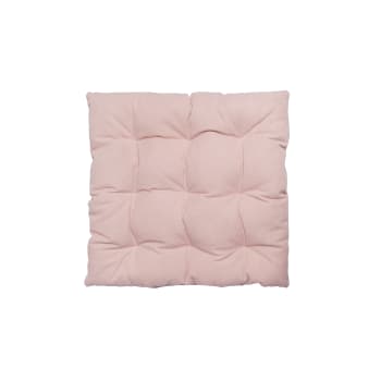 CALMA - Bodenkissen aus rosa Baumwolle, 60x60 cm