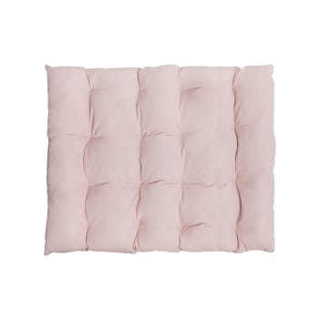 CIELO - Colchón de suelo de algodón rosa 120x100