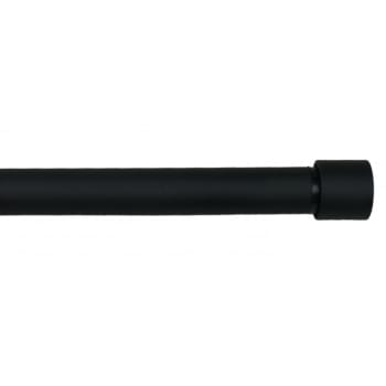 Lancaster - kit tringle extensible ø 16/19 mm 110 à 210 cm - Noir mat