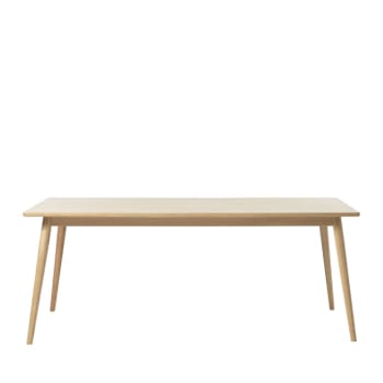 Kiyo - Table à manger en bois 190x90cm bois clair