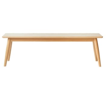 Thomasson - Banc scandinave 150cm en bois clair