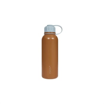 Pullo - Bouteille marron en acier inoxydable Ø6,8xH22,4cm