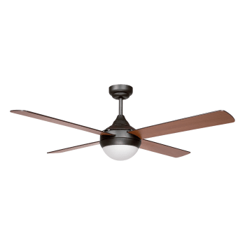 Ventilatore da soffitto, Morea, 152 cm, DC, design, nero/ pale ABS-legno ,  Faro.