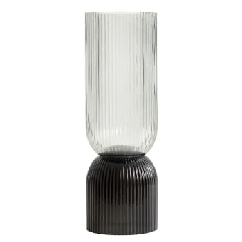 Vase en verre strié Riva - GM