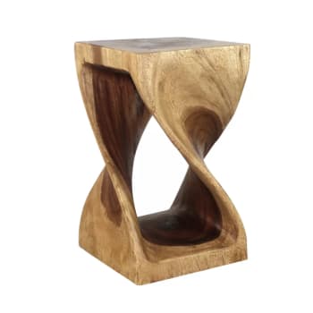 Léon - Table d'appoint en bois 45x30x30