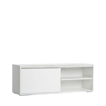 Mueble tv 120 color blanco de estilo nórdico Oslo