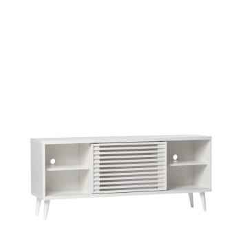 Mueble TV 120 color blanco de estilo nórdico Oslo - Klast – Bechester