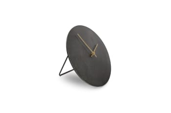 ZONE - Horloge cheminée 20cm noir 