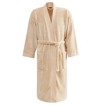Lahti - Peignoir kimono mixte polaire chaud  ficelle L
