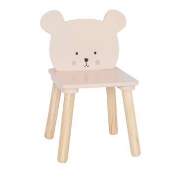 Sedia orso in legno