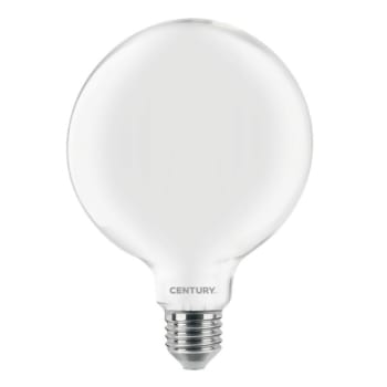 Globe - Ampoule E27 satiné blanc D9.5 cm