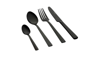 Couverts à salade Shadow en Inox Noir - Louches, spatules