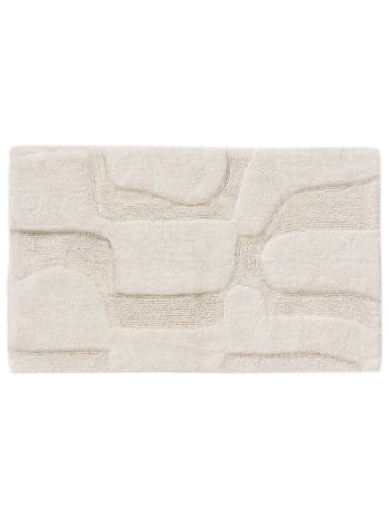 Nehir - Tappeto da bagno bianco 60x100