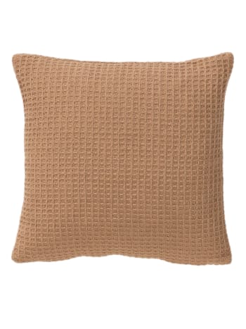 AMALIA - Funda de almohada marrón claro 45x45