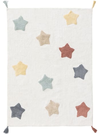 STARS - Tapis lavables pour enfants multicouleur 120x170