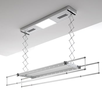 Foxydry Pro - Stendibiancheria riscaldante da soffitto 160x53x25 cm