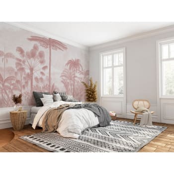 ALADIN - Papier peint panoramique motif imprimé Vieux rose 432x300cm