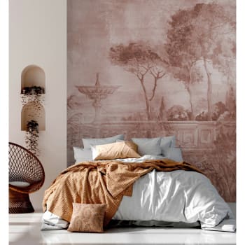 TIVOLI - Papier peint panoramique motif imprimé Marron 432x270cm