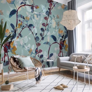 IVY XL - Papier peint panoramique motif floral Multicolore 480x270cm