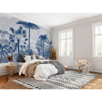 ALADIN - Papier peint panoramique motif imprimé Bleu marine 432x300cm