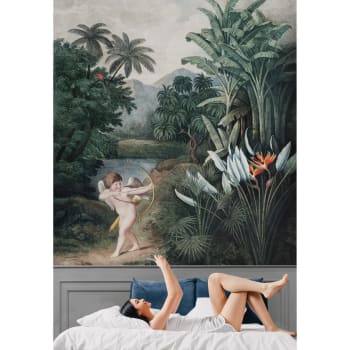 CUPIDON - Papier peint panoramique motif imprimé Multicolore 192x290cm