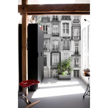 RIVE DROITE - Papier peint panoramique motif imprimé Noir 192x270cm