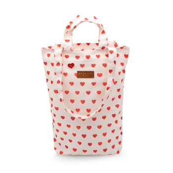 TELLEMENT MIGNON - Tote bag polyester recyclé motif Cœurs