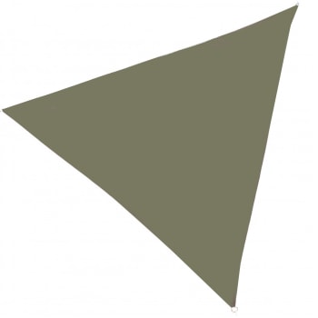 Toile ombrage voile triangulaire vert 360x360x360cm