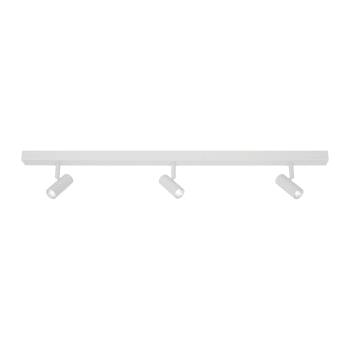 OMARI - Regleta de techo lineal blanco minimalista led con 3 puntos de luz