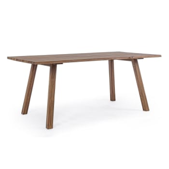 GLASGOW - Tavolo rettangolare in legno FSC per interno ed esterno 180 cm