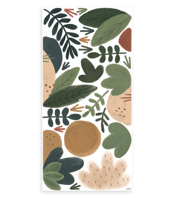 SUNNY - Stickers les plantes en vinyle mat 64 x 130 cm