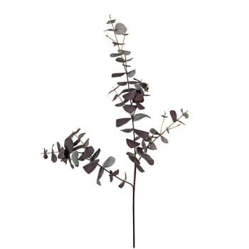Follaje artificial eucalipto marrón h100