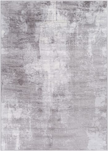 Giulia - Alfombra abstracta moderna gris 200x275