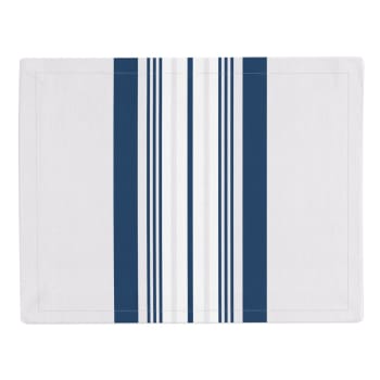 DONIBANE - Set de table Coton bleu 41x52 cm