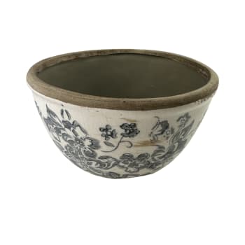 ORICE - Cache-pot d'intérieur en céramique gris