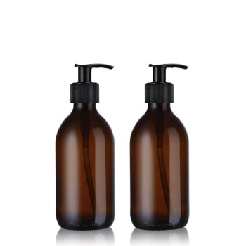 BURETTE - Duo distributeurs de savon noirs 300ml ambré