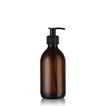 BURETTE - Burette distributeur de savon rechargeable pompe noire / 300 mL