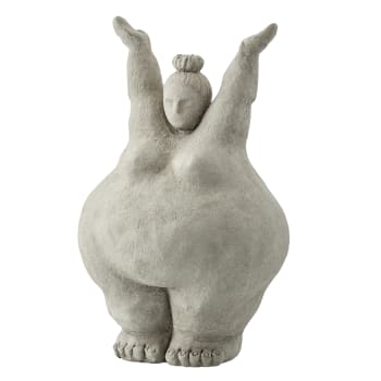 EXPRESSION - Estatuilla en poliresina gris Alt.28