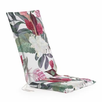 Flores - Coussin pour fauteuil de jardin Multicolore 101x53x4