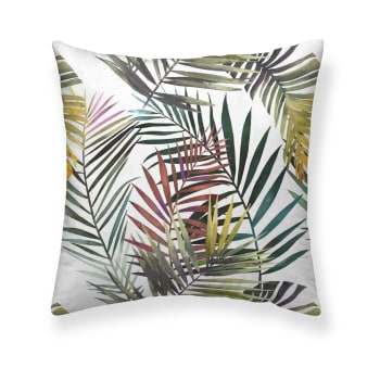 Palms - Housse de coussin d'extérieur avec des feuilles de palmier 45x45