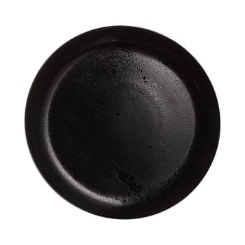 Diana - Assiette plate noire 25 cm