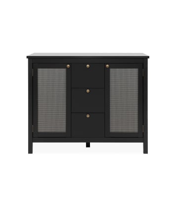 Etagère murale en métal filaire noir mat (lot de 3) Uptown – Decoclico