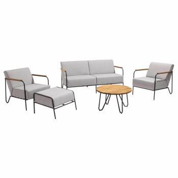 Oviala Palavas - Set tavolo da giardino quadrato e 2 | WhichOne