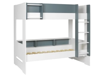 Lits superposés 90x190 gris Newport | Maisons du Monde