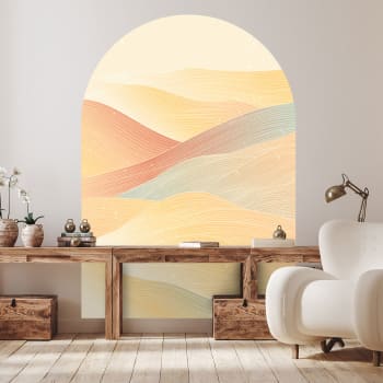 Papier Peint arche coucher de soleil désertique 170x120cm