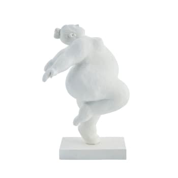 Statuette aus weißer Keramik H23