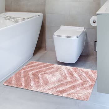 Sago - Tapis de bain et descente de lit  nude 60x100 cm