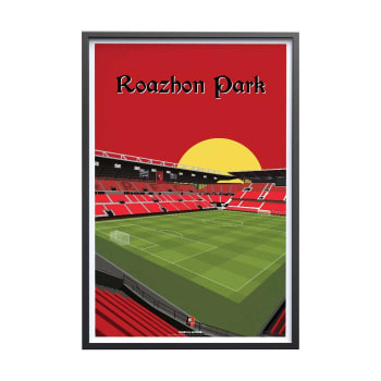 FOOT - Affiche Foot - Stade Rennais FC - Roazhon Park  40x60cm